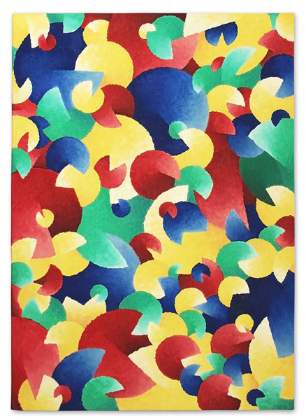 Pattern gradient II – oil on canvas, 80x60 cm