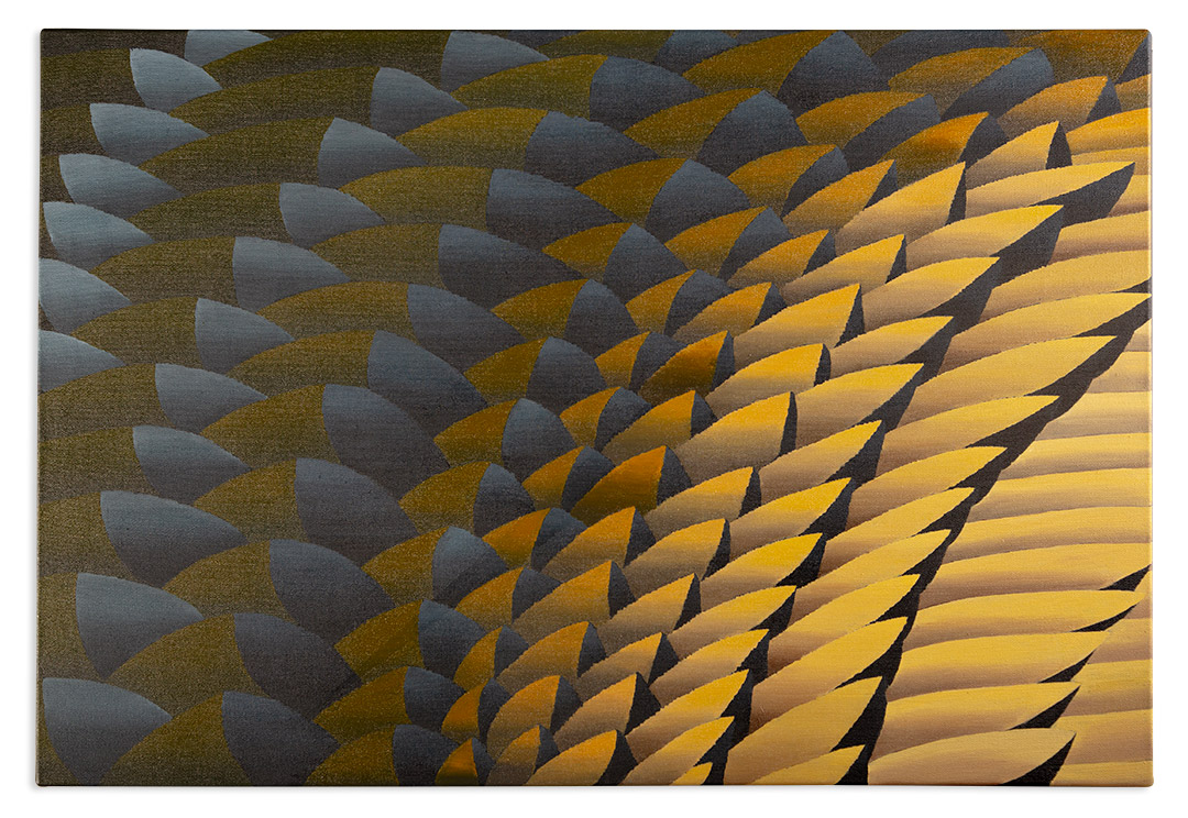 Waves II – acrylic on canvas, 85x120 cm, 2020